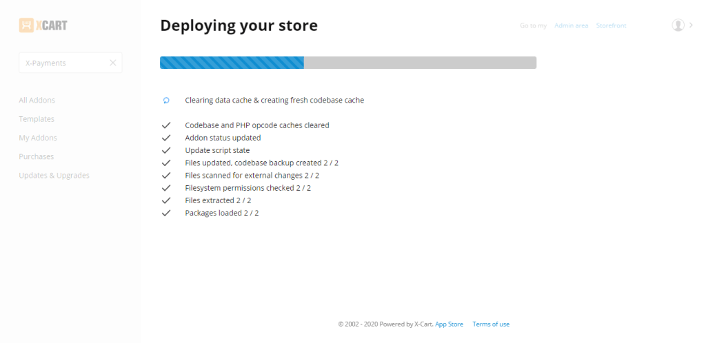 Deploying your store